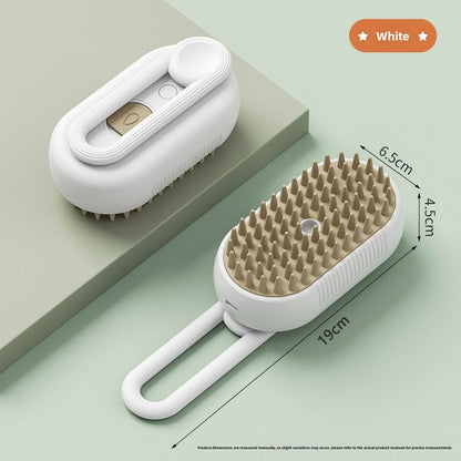 Pet Spray Comb Rechargeable Grooming Brush Steam Massage Dog Cat Fur Cleaner dealforanyoccasion