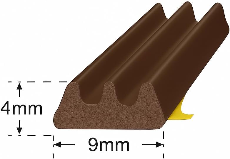 Exitex E Strip Draught Seal 5M Brown Door Window Gap 2-4Mm EPDM Rubber Deal For Any Occasion