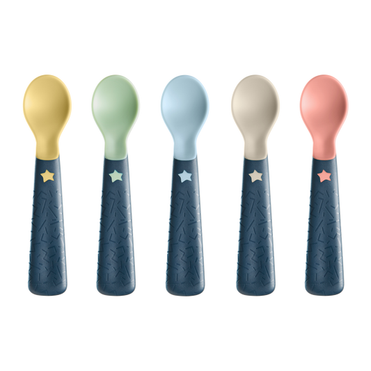 Tommee Tippee Easi Grip Self Feeding Spoons x5 Baby Products Wholesaler