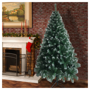 6FT Iron Leg White PVC 650 Branches Christmas Tree