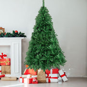 Christmas Tree 6ft Artificial Green Pine 550 Tips Bushy Xmas With Stand Decor