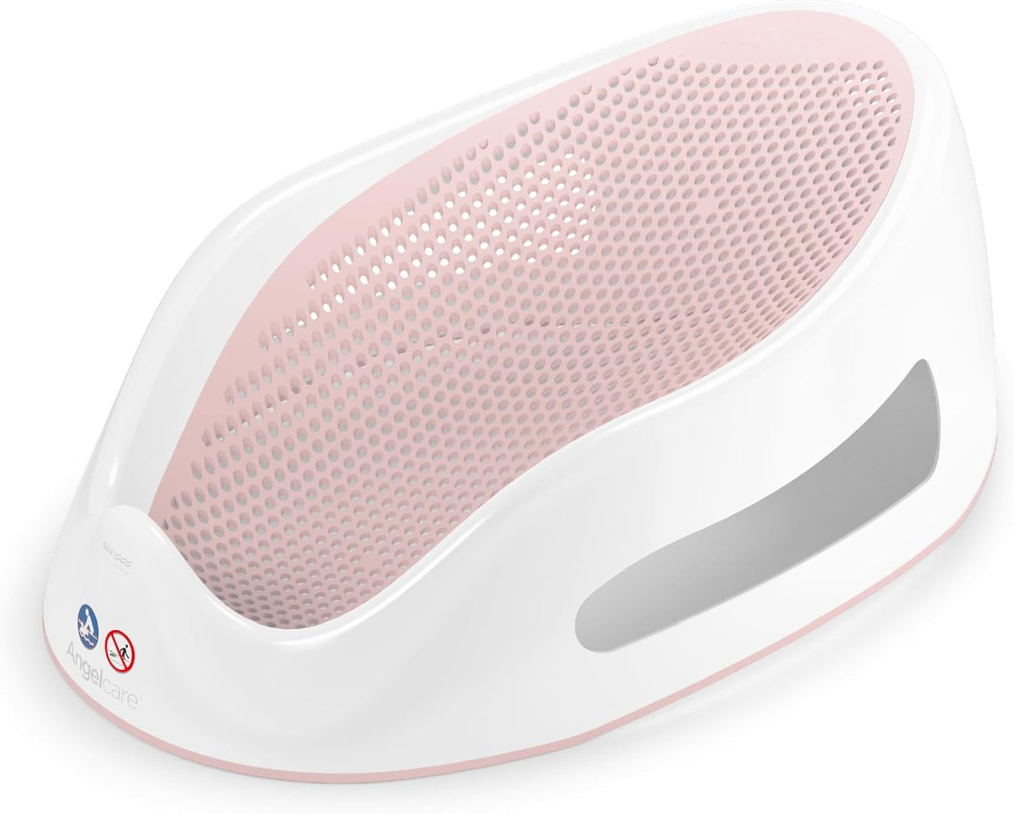 Angelcare Baby Bath Support Pink Soft Non-Slip Safe for Newborns 0-6m