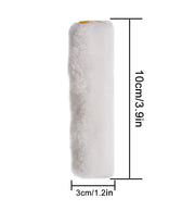 Mini Paint Roller Sleeves 10 Pack Foam Pile Refills Radiator Skirting Emulsion nt
