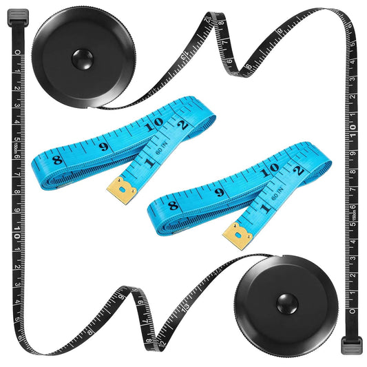 Body Cloth Measure Tape Set Dual Sided Soft Sewing Tailor Tape for Sewing Tailor