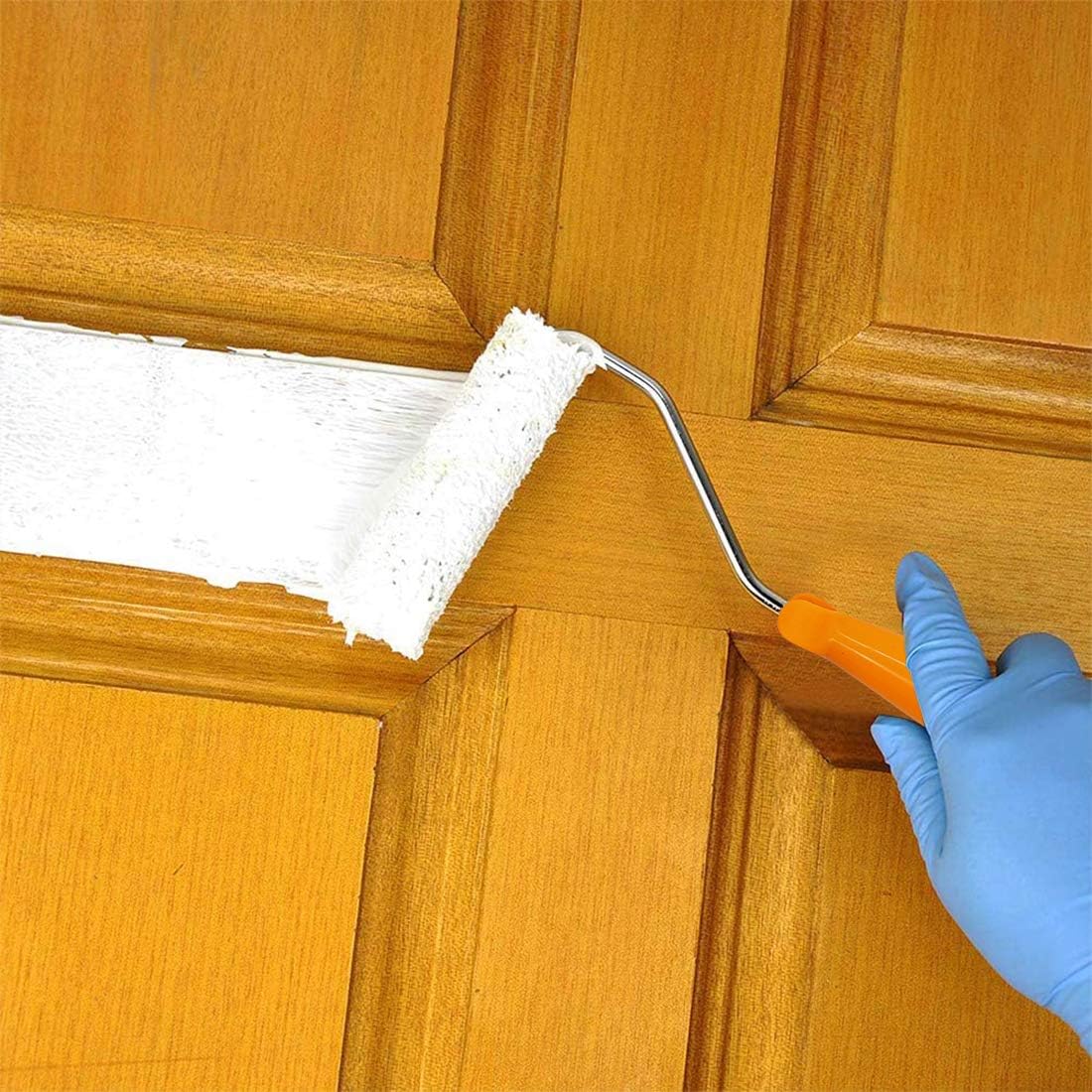 Mini Paint Roller Sleeves 10 Pack Foam Pile Refills Radiator Skirting Emulsion