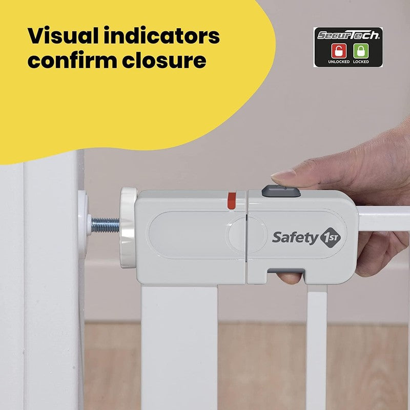 Safety 1st Baby Infant Stair Wall Metal Gate Auto Close Metal Gate