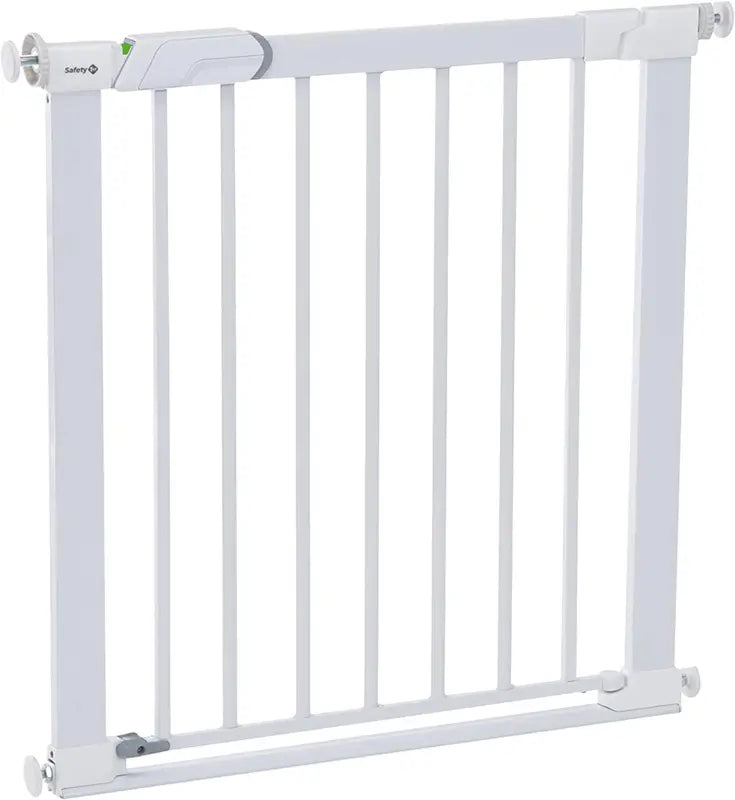 Safety 1st Secure Tech Flat Step Metal Gate Thin Step Over Bar 73 to 80 cm White Safety 1st