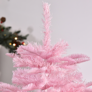 Christmas Tree 4ft Pink Artificial Xmas 341 Tips Automatic Open With Stand Decor