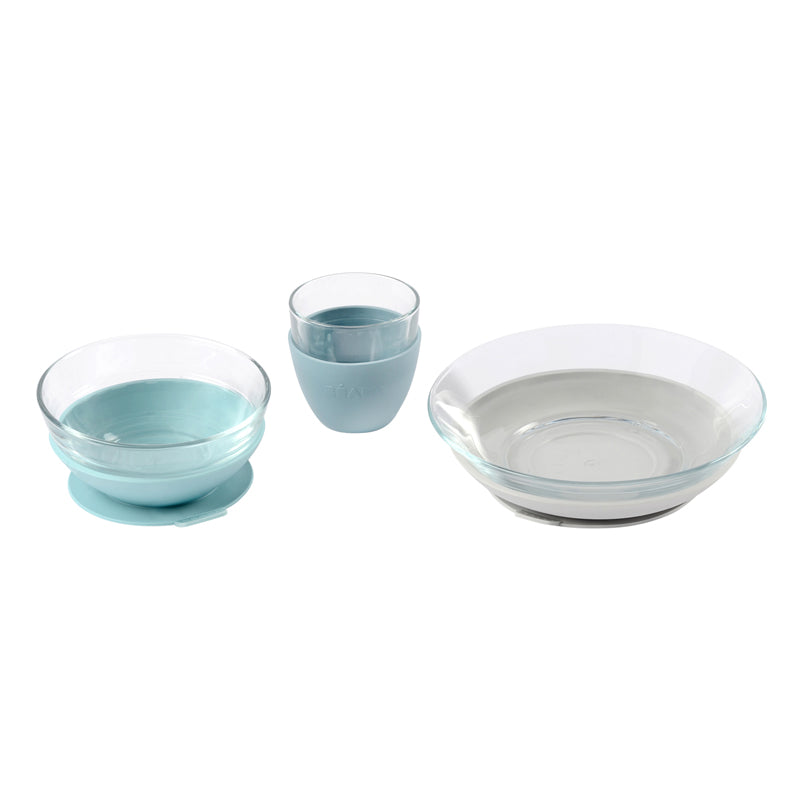 Béaba Glass Meal 3pcs Set Jungle Baby Products Wholesaler
