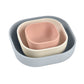 Béaba Set of 3 Silicone Bowls (Velvet grey/Cotton/Dusty rose) Baby Products Wholesaler