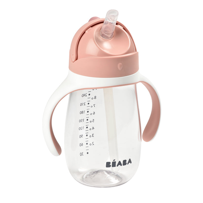 Béaba Tritan Straw Cup Pink 300ml Baby Products Wholesaler