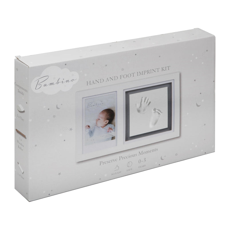 Bambino White Photo Frame & Clay Print Baby Products