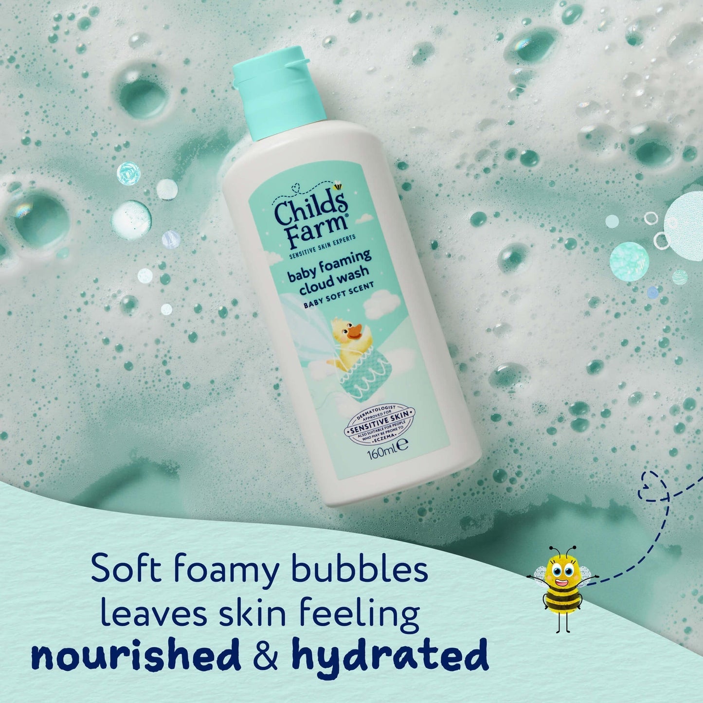 Child's Farm Baby Foaming Cloud Wash 160ml Baby Products Wholesaler