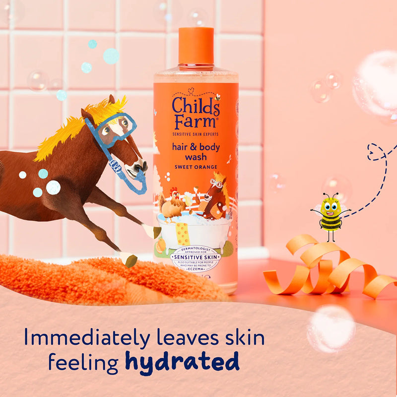 Child's Farm Hair & Bodywash Sweet Orange 500ml Baby Products Wholesaler