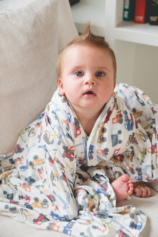 Copper Pearl Knitted Swaddle Blanket Diesel Baby Products Wholesaler