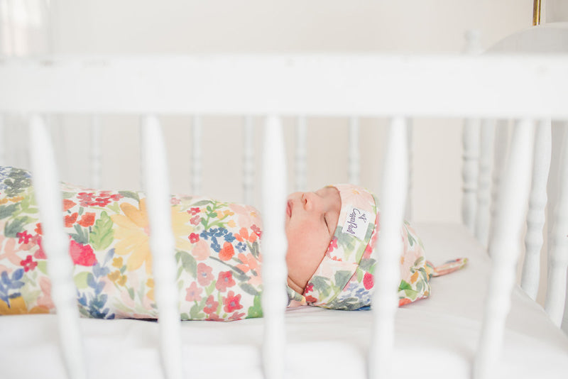 Copper Pearl Knitted Swaddle Blanket Lark Baby Products Wholesaler