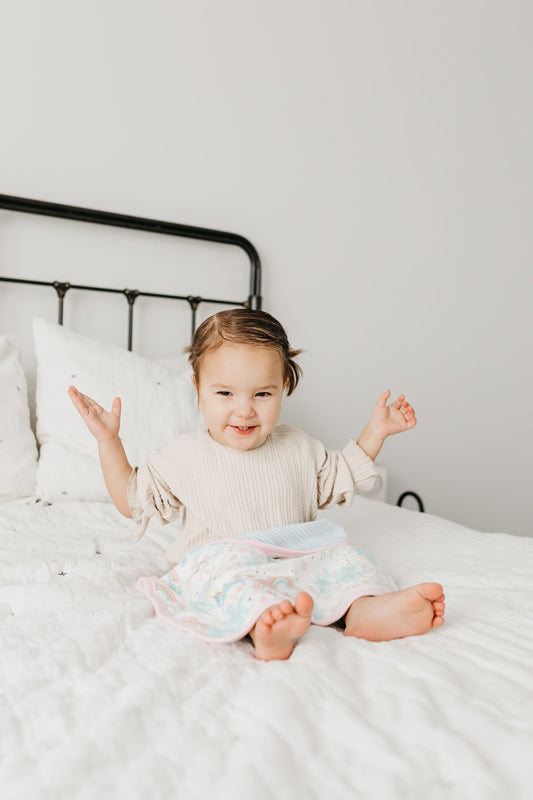 Copper Pearl Lovey 3 Layer Comfort Blanket Whimsy 2Pk Baby Products Wholesaler