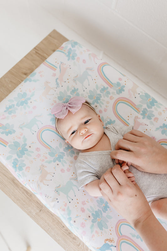 Copper Pearl Nappy Changing Pad COVER Whimsy Baby Products Wholesaler