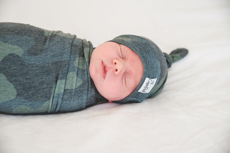 Copper Pearl Top Knot Hat Hunter 0-4m Baby Products Wholesaler