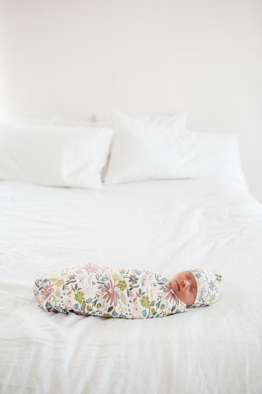Copper Pearl Top Knot Hat Olive 0-4m Baby Products Wholesaler