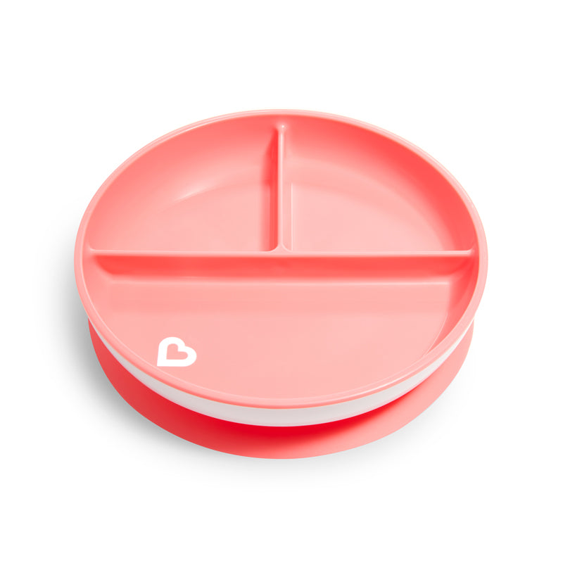Munchkin Suction Plate Pink 2Pk Baby Products Wholesaler