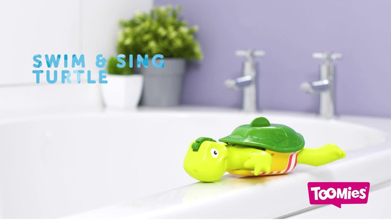 Tomy Toomies Bath Toy Swim and Sing Turtle Baby Products Wholesaler