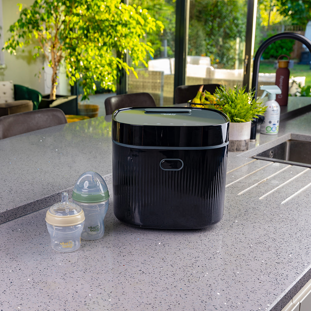 Vital Baby Nurture Advanced Pro UV Steriliser & Dryer Onyx Black Baby Products Wholesaler