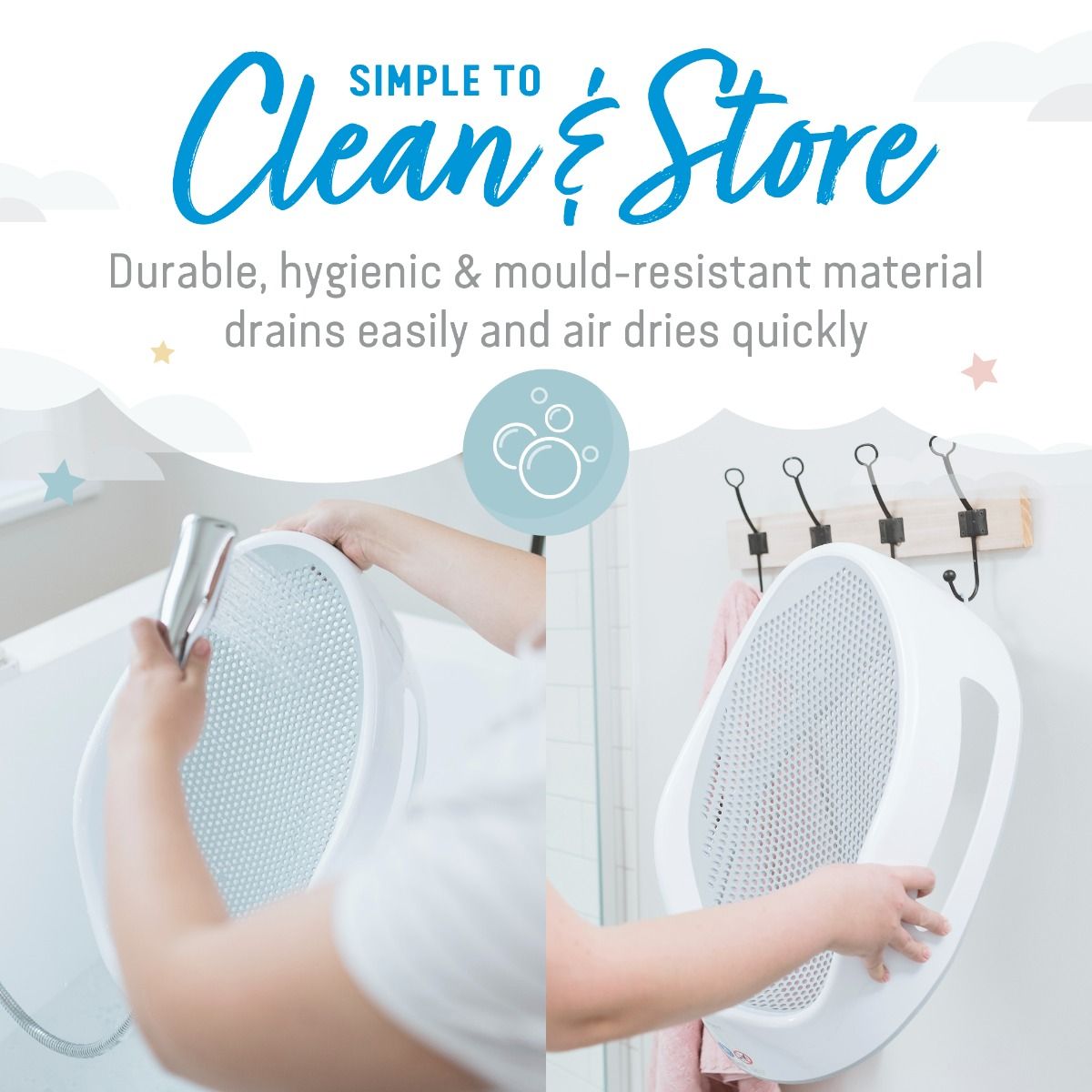 Angelcare Soft-Touch Bath Support Grey Baby Products Wholesaler