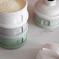 Béaba Snack Storage Stacked Formula Milk Container Grey Baby Products Wholesaler