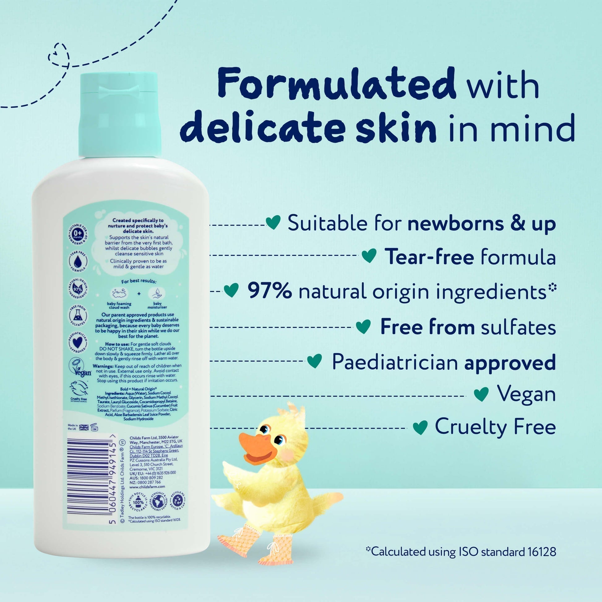 Child's Farm Baby Foaming Cloud Wash 160ml Baby Products Wholesaler