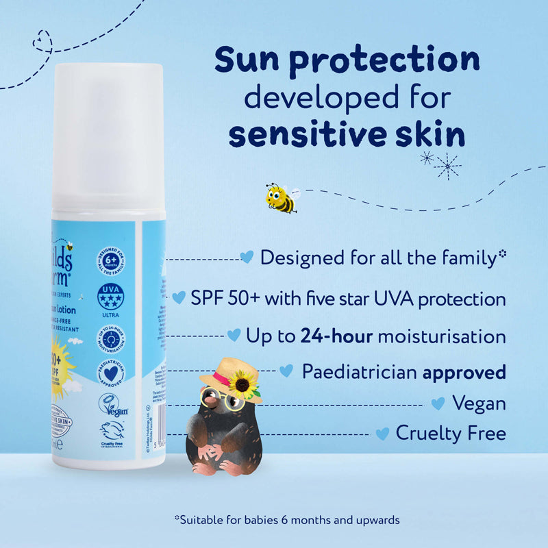 Child's Farm SPF50+ Spray 100ml Baby Products Wholesaler