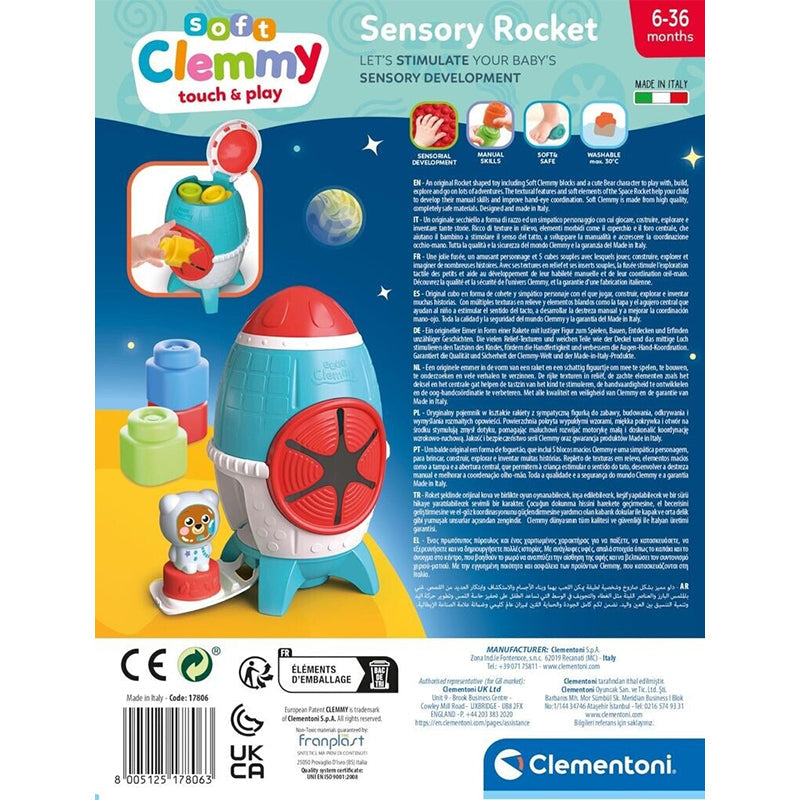 Clementoni Soft Clemmy Space Rocket Baby Products Wholesaler