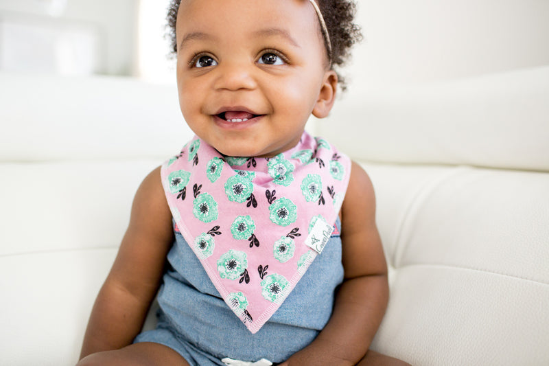Copper Pearl Bibs Bloom 4Pk Baby Products Wholesaler
