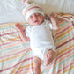 Copper Pearl Knitted Swaddle Blanket Enchanted Baby Products Wholesaler
