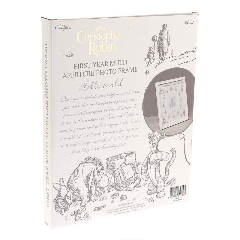 Disney Christopher Robin First Year Multi Aperture Frame Disney