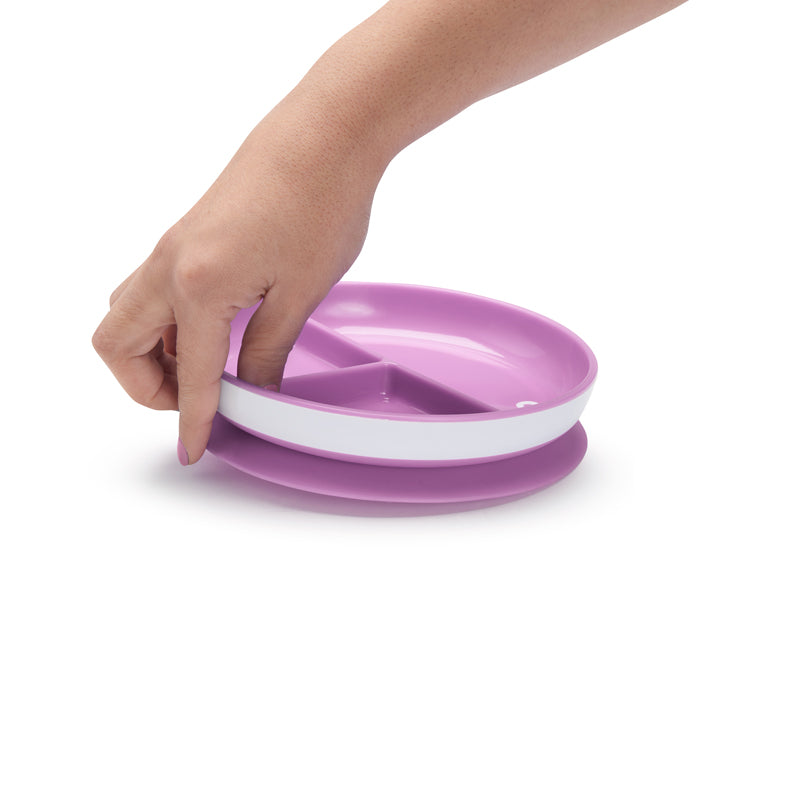 Munchkin Suction Plate Pink 2Pk Baby Products Wholesaler
