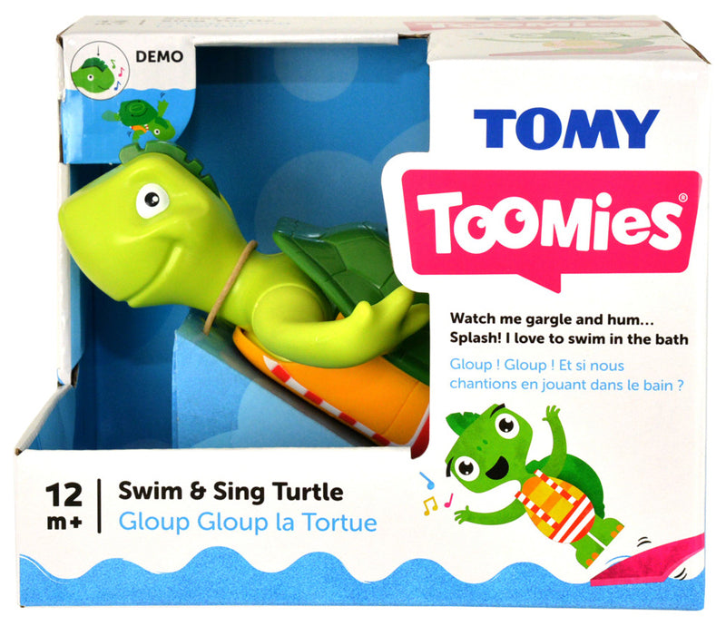 Tomy Toomies Bath Toy Swim and Sing Turtle Baby Products Wholesaler
