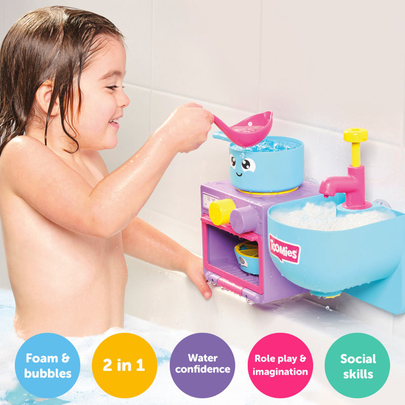 Tomy Toomies Bubble & Bake Bathtime Kitchen Baby Products Wholesaler