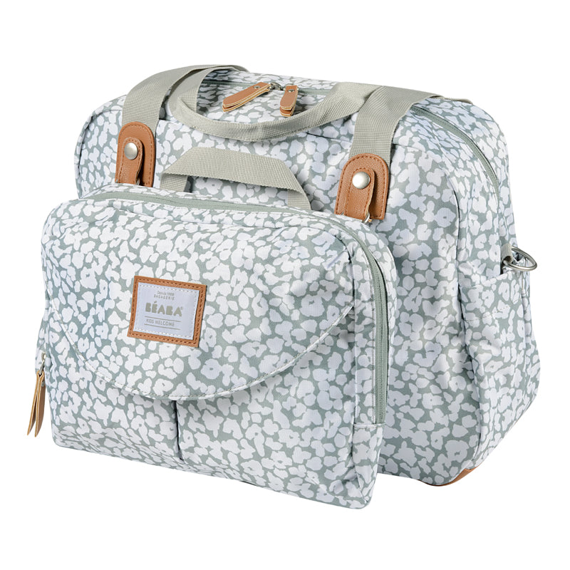 Béaba Geneva II Changing Bag Grey Blossom Baby Products Wholesaler