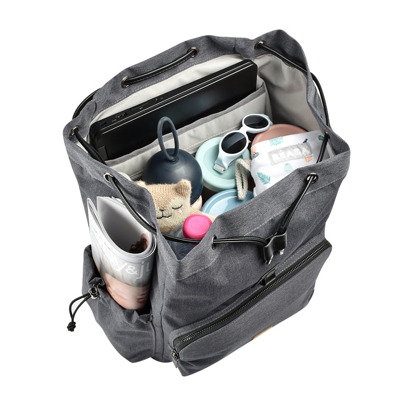 Béaba Vancouver Backpack Changing Bag Dark Grey Baby Products Wholesaler