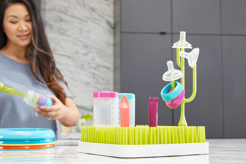 Boon GRASS Drying Rack Green Baby Products Wholesaler