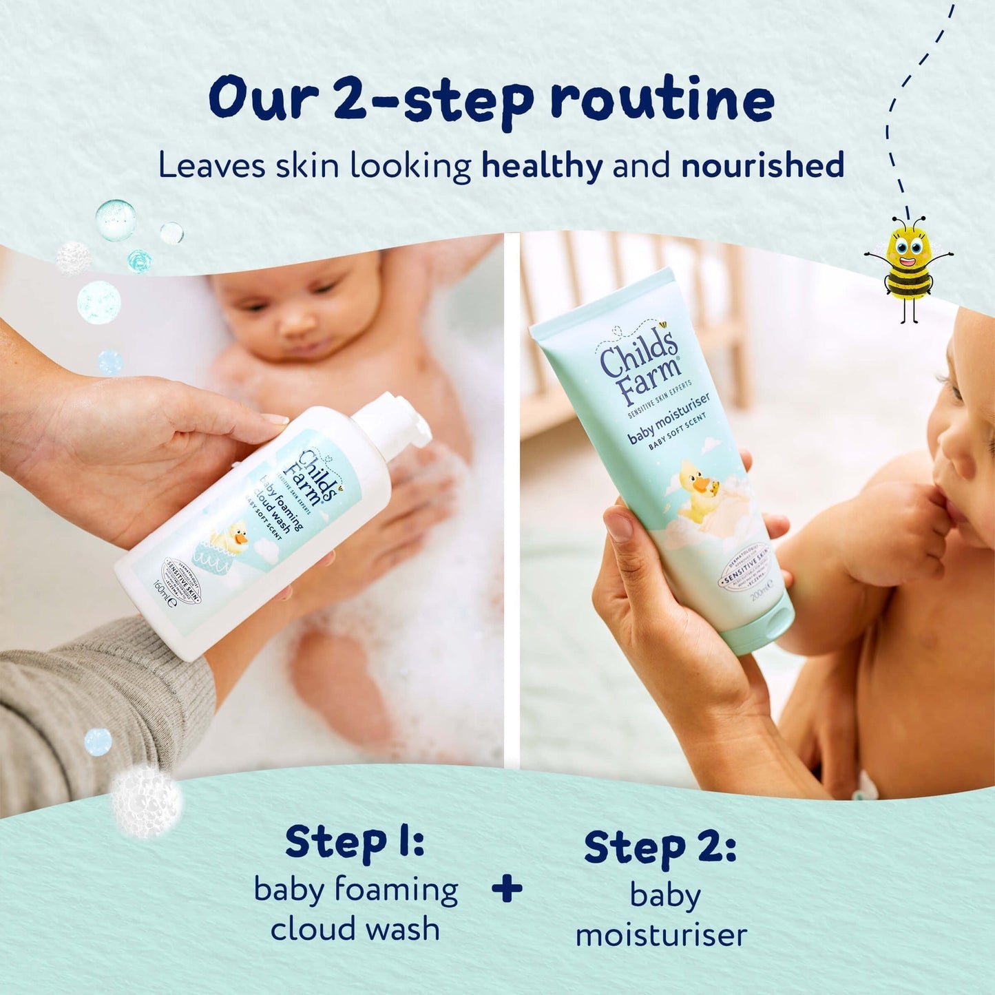 Child's Farm Baby Foaming Cloud Wash 160ml Baby Products Wholesaler