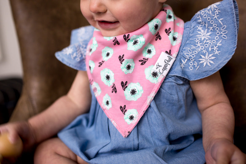 Copper Pearl Bibs Bloom 4Pk Baby Products Wholesaler