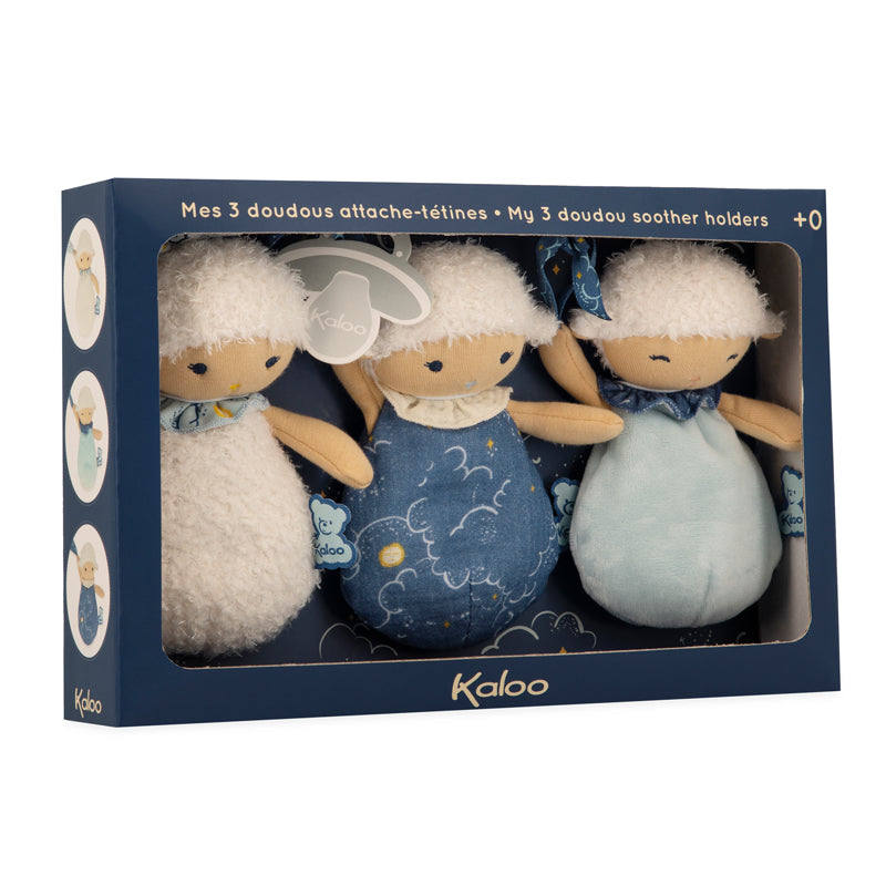 Kaloo My Sheep Doudou Soother Holders 3Pk Baby Products Wholesaler