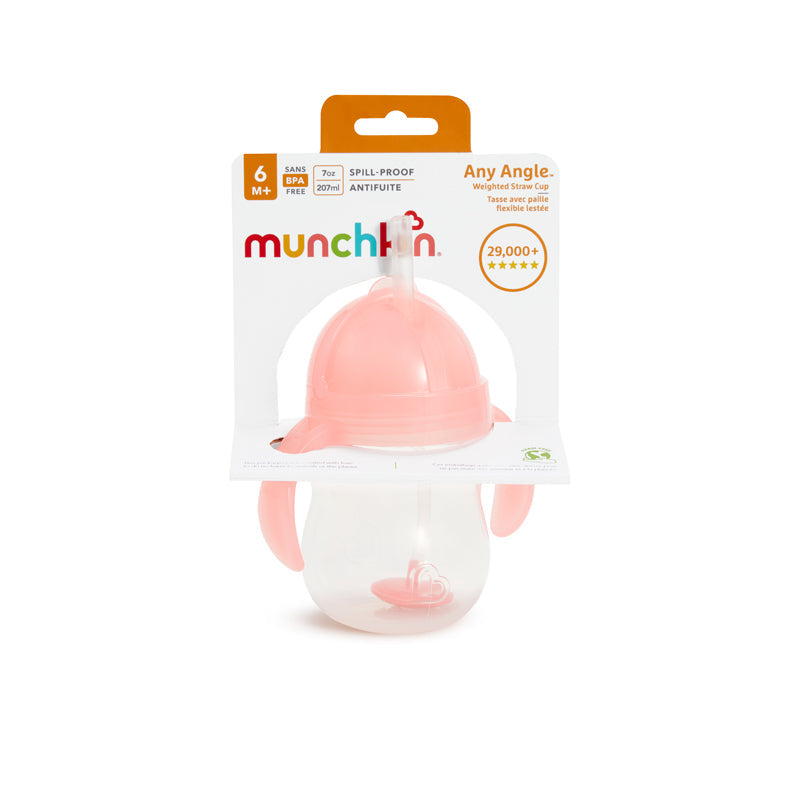 Munchkin Click Lock Tip & Sip Cup 7Oz - Pink Baby Products Wholesaler