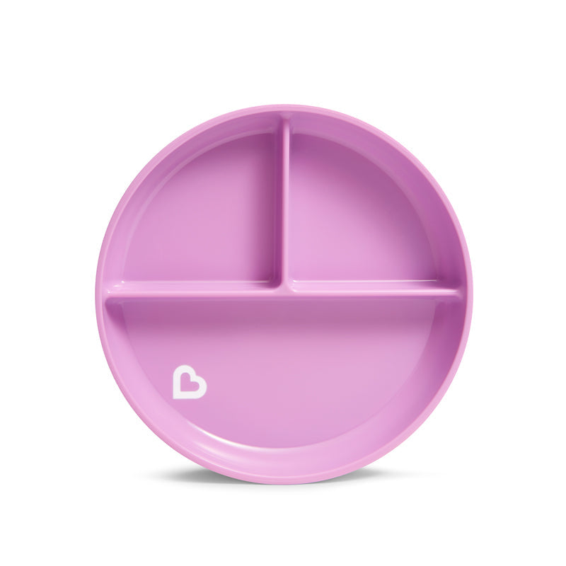 Munchkin Suction Plate Pink 2Pk Baby Products Wholesaler