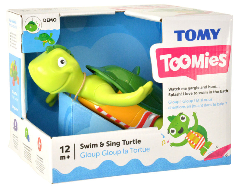 Tomy Toomies Bath Toy Swim and Sing Turtle Baby Products Wholesaler