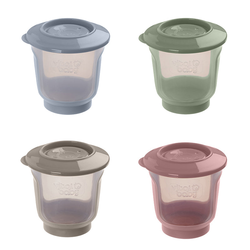 Vital Baby Nourish Store & Wean™ Pots 120ml 4Pk Baby Products Wholesaler