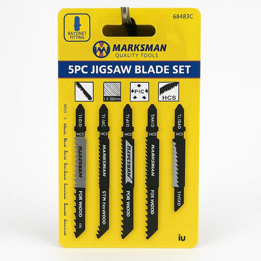 JIGSAW Plastic Wood Fitting Blade Set DIY Fits Most Brands Compatible Marksman
