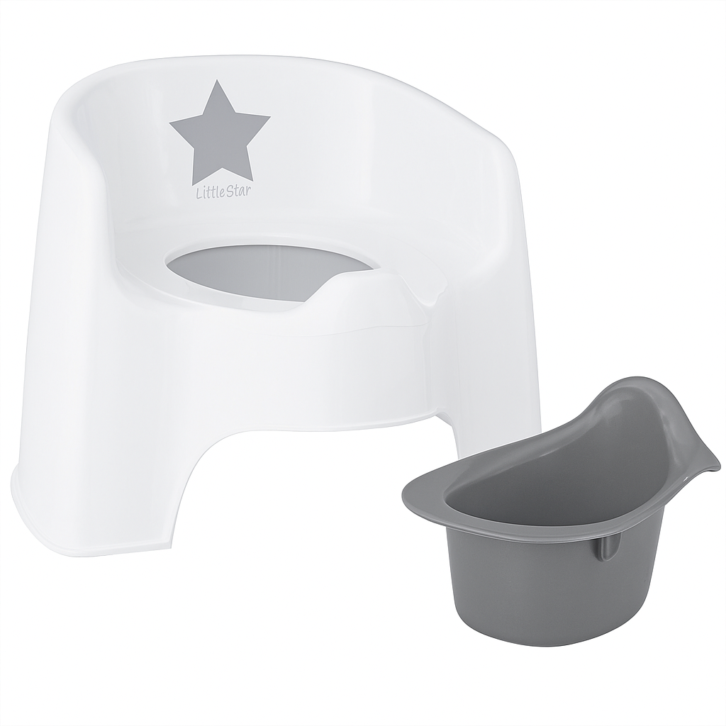 Strata Deluxe Silver Lining Baby Toddler Potty Training Toilet Chair Little Star